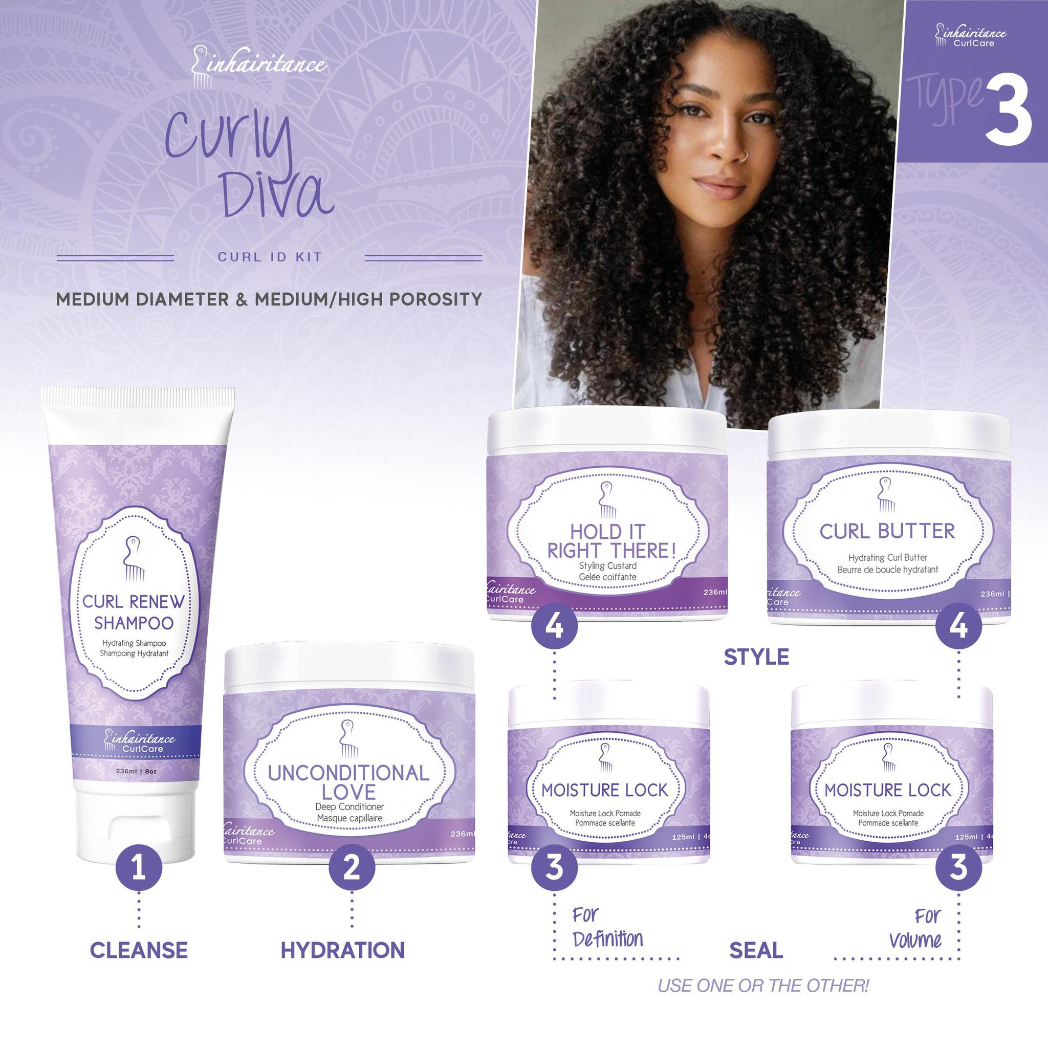 Curl ID Kit - Curly/Wavy Divas