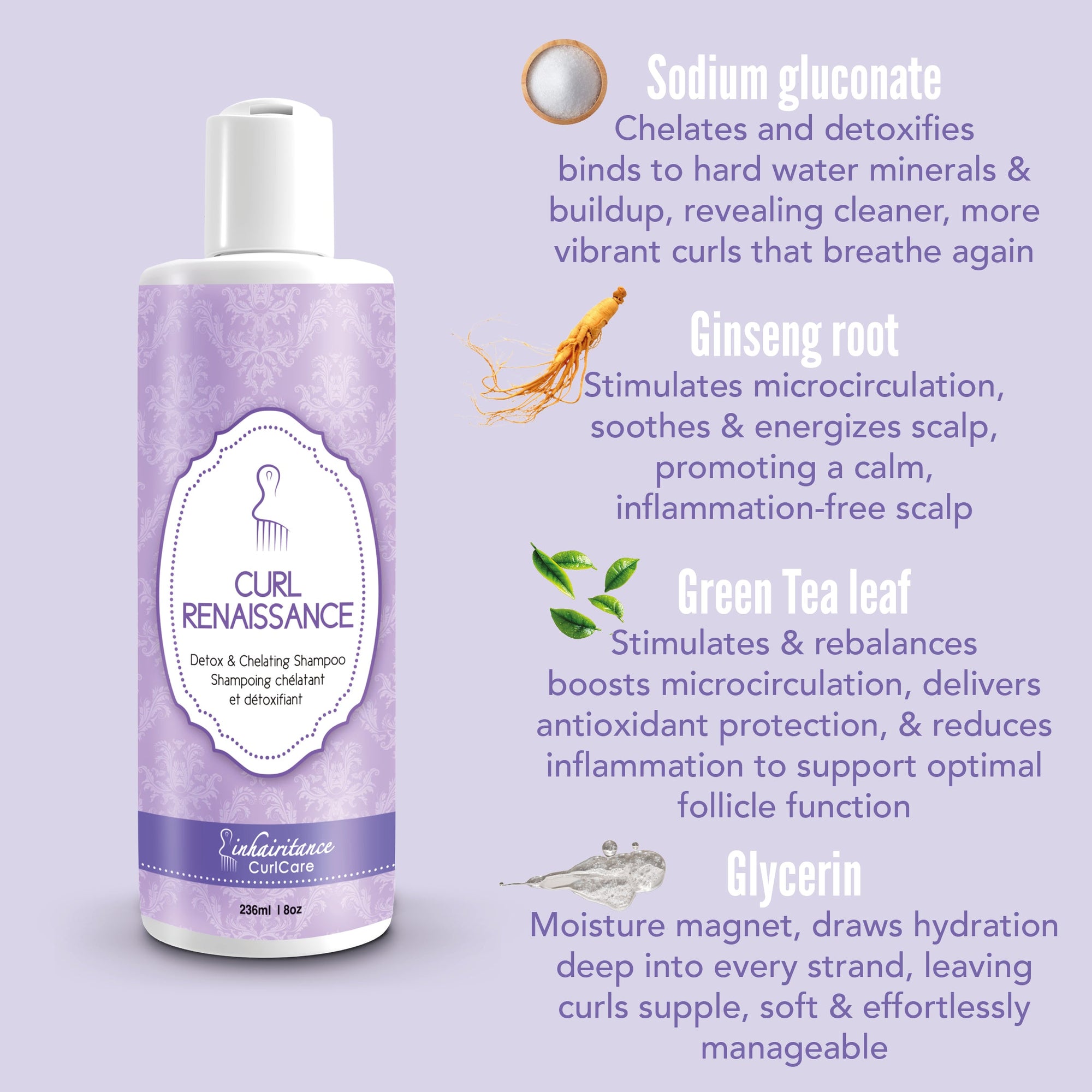 Curl Renaissance Chelating Shampoo - Inhairitance Curl Spa